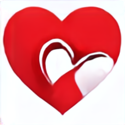 a red heart icon, red heart vector graphic