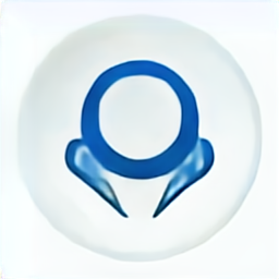 a blue circle icon, a blue circle vector graphic