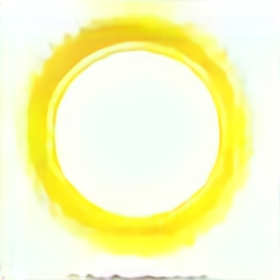 a sun icon, a bright yellow sun vector graphic