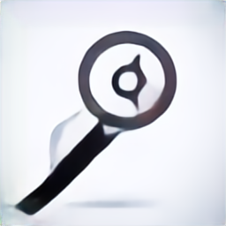 a magnifying glass icon, search lens vector graphic