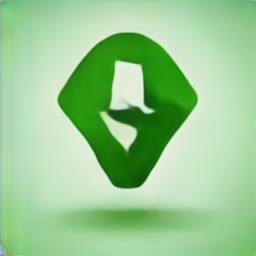 a green play button icon, triangular play vector graphic