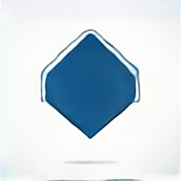 a diamond icon, blue diamond shape vector graphic