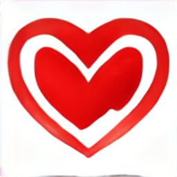 a red heart icon, red heart vector graphic