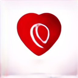 a red heart icon, red heart vector graphic