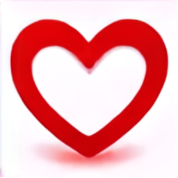 a red heart icon, red heart vector graphic