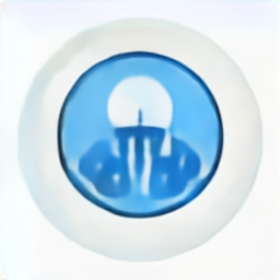 a blue circle icon, a blue circle vector graphic