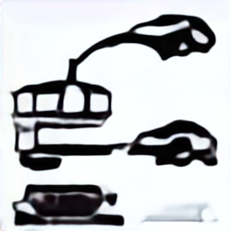 a car icon, black and white car vehicle vector graphic